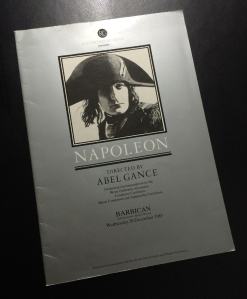 "Napoleon" at the Barbican, December 1983
