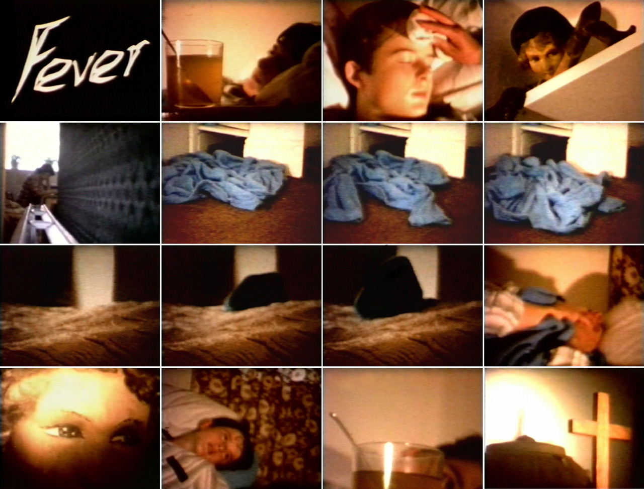 Stills from "Fever" - 8mm film by Graham Edwards and Phil Tuppin, broadcast on BBC Screen Test in 1981