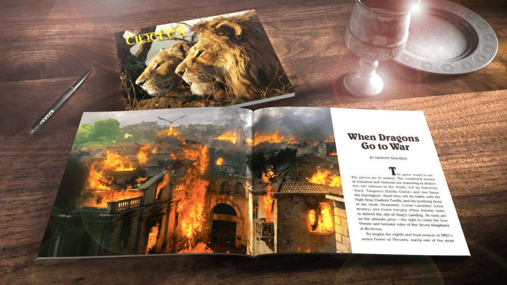 "Games of Thrones" in Cinefex 166