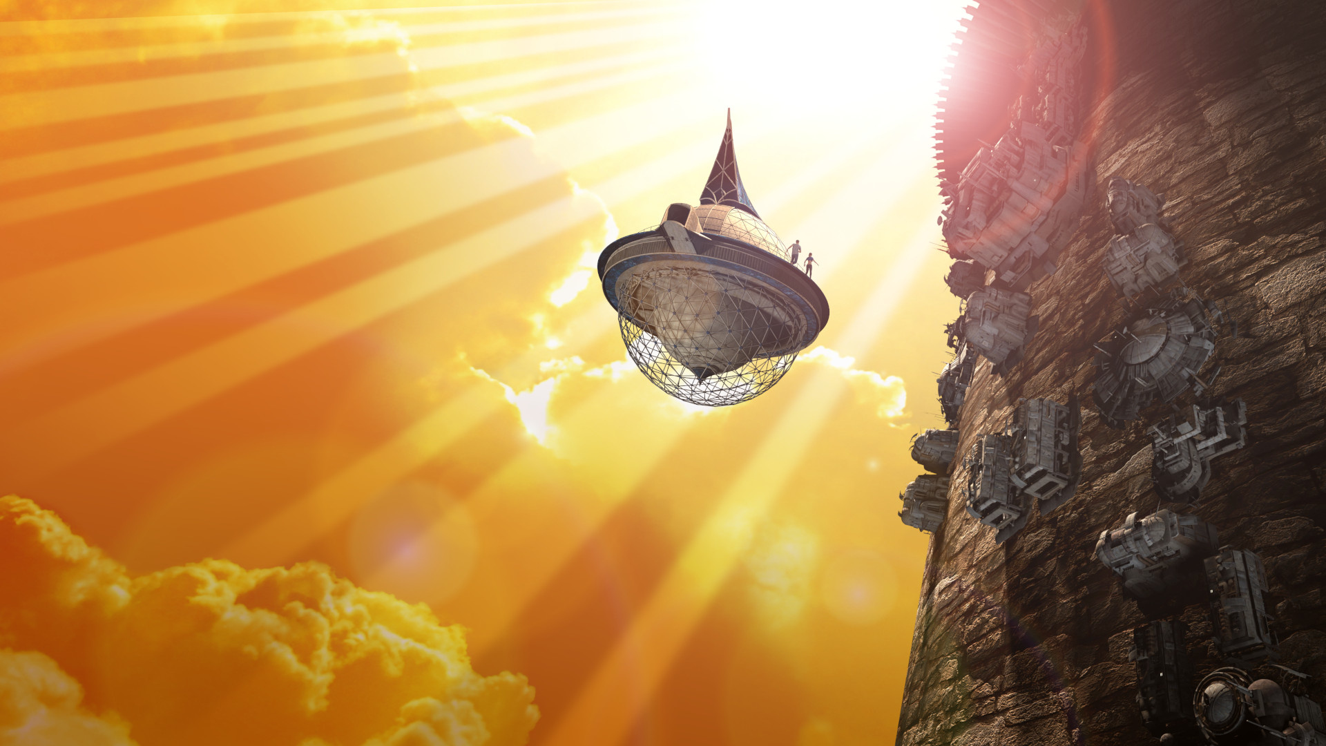 Stone & Sun by Graham Edwards - 1920x1080 wallpaper