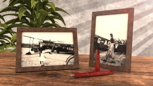 Photos of Amy Johnson and Seafarer at Pendine Sands in 1933