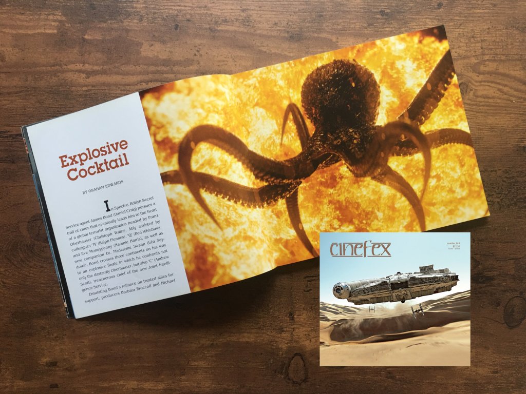 "Spectre" in Cinefex 145