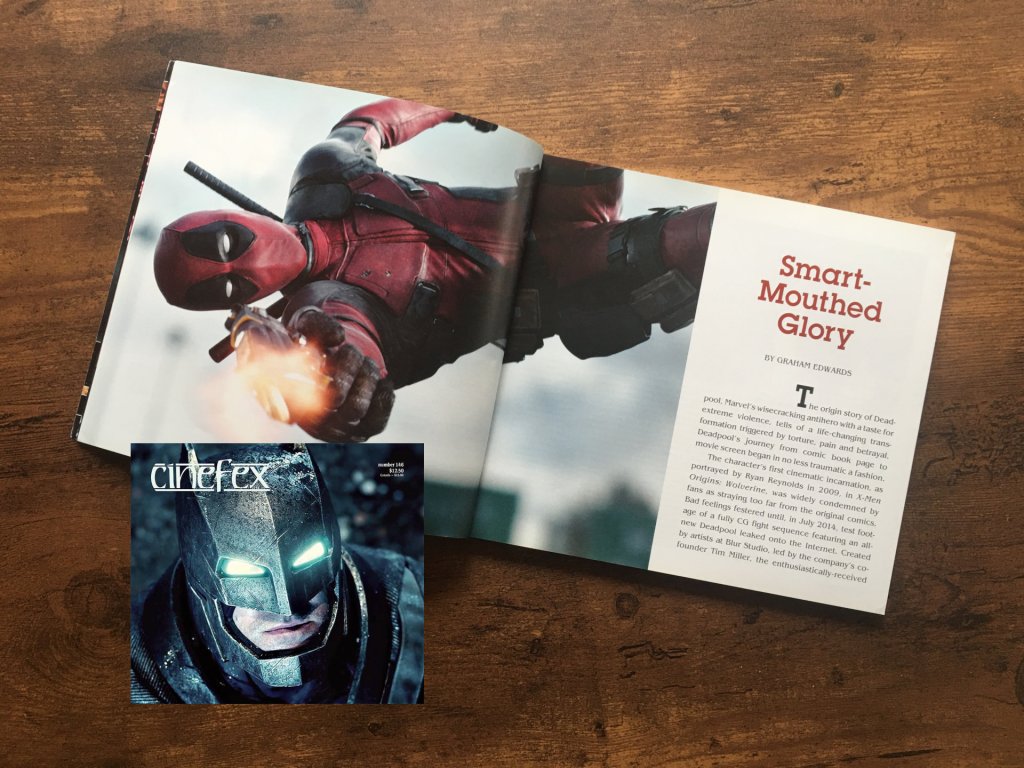 "Deadpool" in Cinefex 146