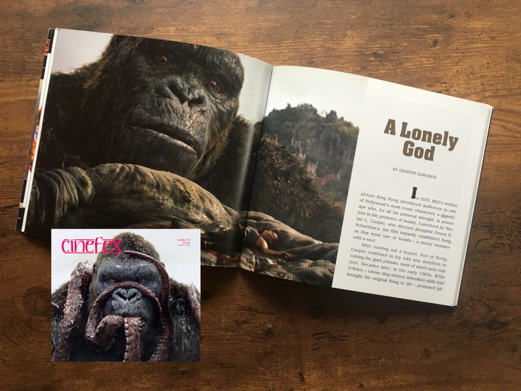 "Kong Skull Island" in Cinefex 152