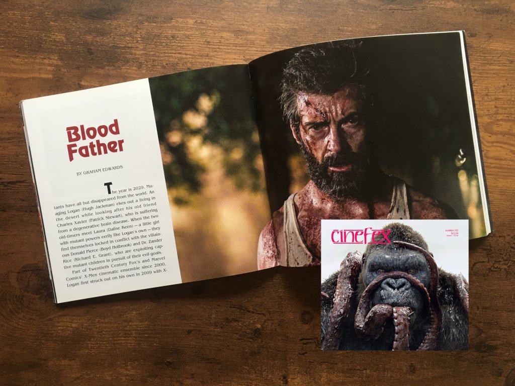 "Logan" in Cinefex 152