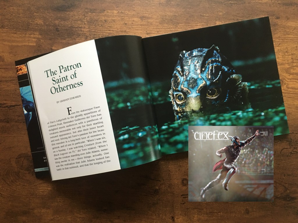 "The Shape of Water" in Cinefex 156